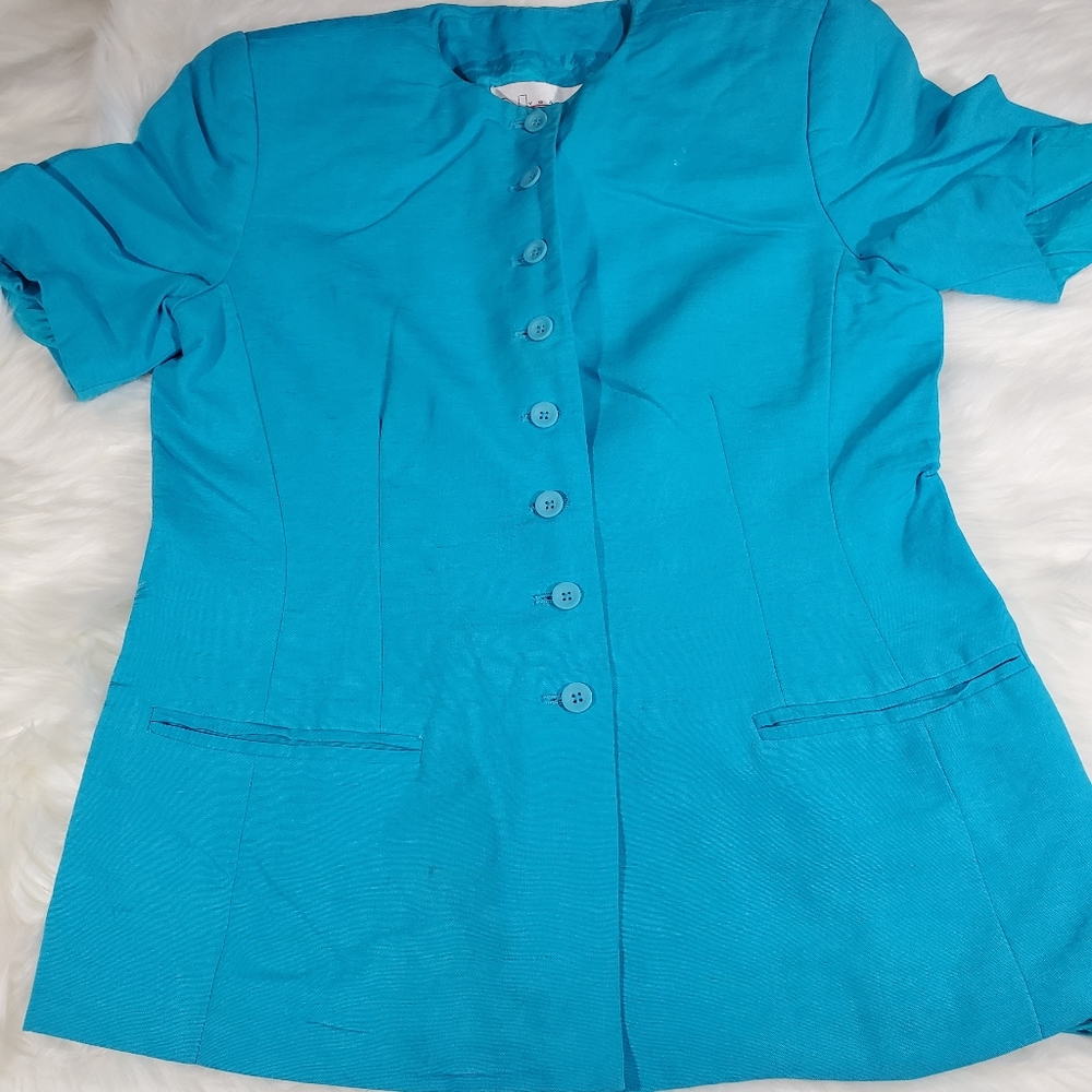 Nygard Collection blazer size 8 blue